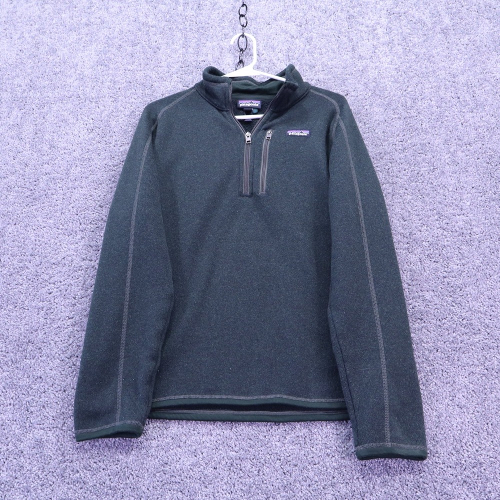 Patagonia Better Sweater Quarter Zip Mens Medium Green Fleece Pullover Jacket